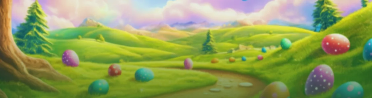 Vulkan Vegas Background (Easter Theme)